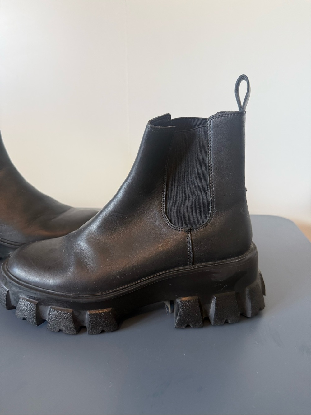 Chunky sole boots Gianni Bini size 7.5 - Picture 2 of 7
